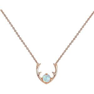 PAVOI 14K Gold Plated Created Opal Necklace Opal Necklaces for Women